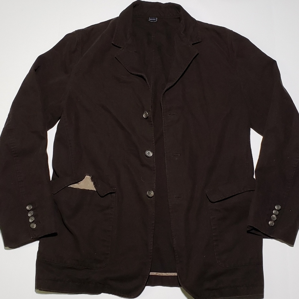 J Crew Vintage Cotton Coat Jacket 3 Button